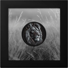 Lev 1 oz 2026 obsidian black - stříbrná mince