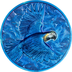 Spectrum Parrot 1 oz 2026 proof - stříbrná mince