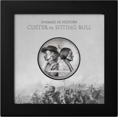 Enemies in History - Custer vs. Sitting Bull 2 oz 2026 - stříbrná mince