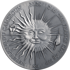 Dual Essence - Cyborg 2 oz antique finish 2026 - stříbrná mince