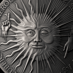 Dual Essence - Cyborg 2 oz antique finish 2026 - stříbrná mince