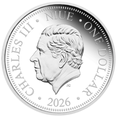 Baby Unicorn 2026 proof 1/2 oz - stříbro