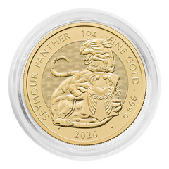 The Royal Tudor Beasts - Seymour Panther 1 oz BU 2026 - zlatá mince