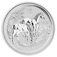 Rok Koně 2014 1 oz BU - stříbrná mince