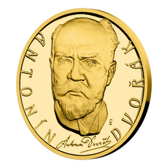 Antonín Dvořák 1/2 oz proof 2021 - zlatá mince