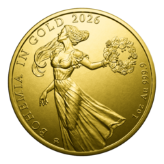 Bohemia in Gold 1 oz BU 2026 - zlatá mince