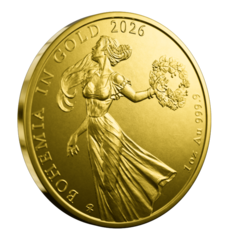 Bohemia in Gold 1 oz BU 2026 - zlatá mince