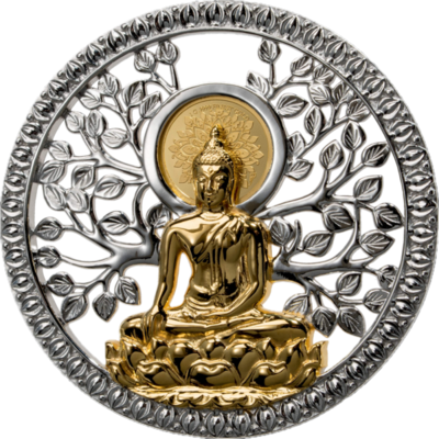 Symboly života - Buddha 2026 - zlatá mince