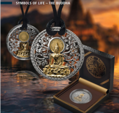 Symboly života - Buddha 2026 - zlatá mince