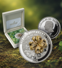 Golden Leaf - Lucky Clover 1 oz proof 2026 - stříbrná mince
